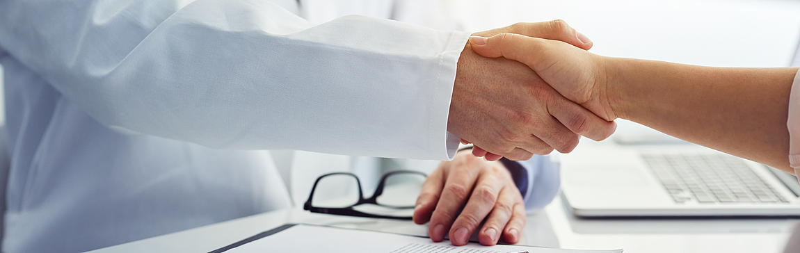 Entlassmangement Patient beim Entlassgespräch